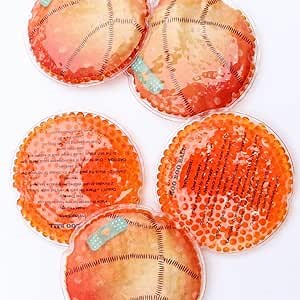 BOO BOO BALL Kids Ice Packs for Injuries (2-Pack) | Non-Toxic, Reusable Gel Ice Packs | Hot & Cold Therapy Aid Kit for Kids | Safe & Effective Mini First Aid kit | Keychain aid kit - Basketball