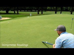 Stimpmeter Readings with Assistant Superintendent Jarrod Oliver
