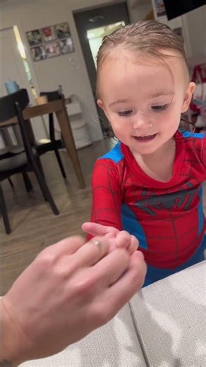 My Daughter wanted to be like spiderman 😫😭 #family #funny #spiderman #pov #girldad #dad #dadlife