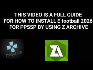 How to install Games in PPSSPP BY USING Z ARCHIVER FULL GUIDE