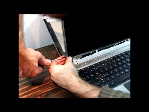 How to replace a 15.6" CCFL laptop screen with a LED to CCFL converted screen