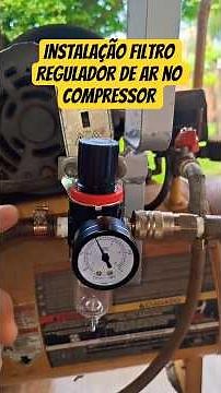 Installation of the Air Regulator Filter on the Compressor Part 02