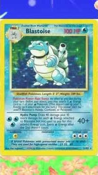 Base Set Blastoise is the STRONGEST of the Kanto Starters? #shorts #blastoise #pokemontcg #pokemon