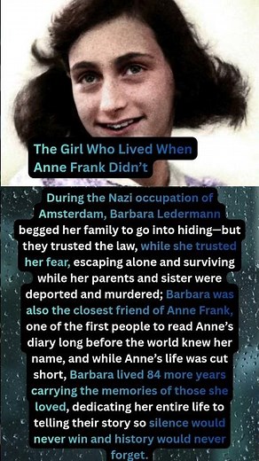 The Girl Who Lived When Anne Frank Didn’t