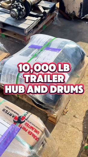 10,000 lbs Trailer Hub and Drums Shipping out to customer. Get yours today! We’re committed to offering top-quality trailer products at prices you deserve. 🌐 Visit us at Trailerpartsunlimited.com 📞 Call: 844-898-8687 📍 Location: 631 TX 75 N, Huntsville TX 77320 (Exit 118 off I-45, near Chicken Express and Pilot Truck Stop) Choose convenient pickup or fast shipping! #TrailerParts #PartsStore #Trailer #Trailers #TrailerPartsUnlimited #Hauling #TrailerServices #Truck #FleetMaintenance #HotshotTr