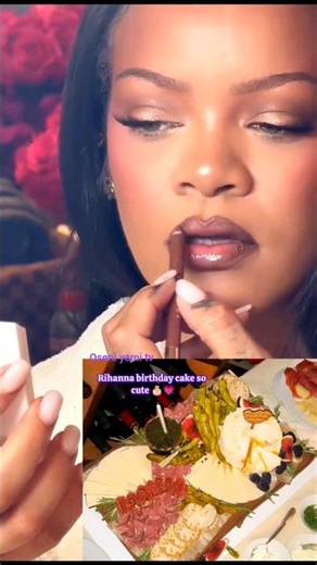 Rihanna just showed us her lipstick hack #makeup #viral