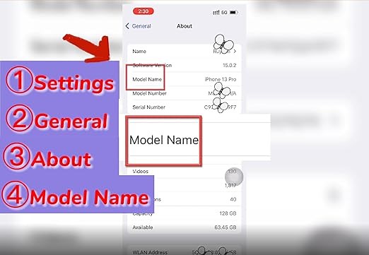 How do I confirm my phone model?