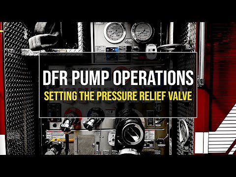 Setting the Pressure Relief Valve