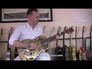 HOT ROD STEEL Tricone Guitar Demo