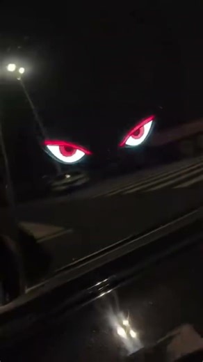 👁️🔥 Solar Demon Eye LED Car Window Light
