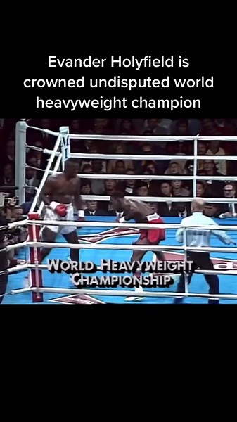 Evander Holyfield became the undisputed heavyweight champion when he knocked out Buster Douglas in three rounds at the Las Vegas Mirage #OnThisDay in 1990. It was a perfectly timed, beautifully placed counter right hand that ended matters just as Douglas had missed with an uppercut. “I was hoping he wouldn't get back up,