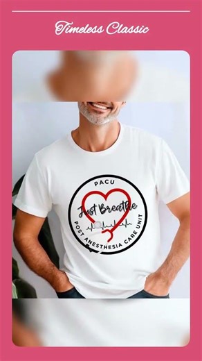 PACU Nurse T-Shirt: "Just Breathe" Post Anesthesia Tee
