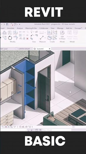 Isometric Revit for beginners #architecture #architecturerender #3dmodelingsoftware #design #render
