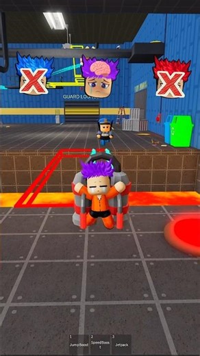 Thanos 9999IQ vs POLICE JR 2 PLAYER ESCAPE 🧠#roblox #shorts