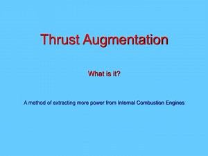 Thrust Augmentation