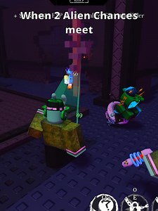 When 2 Alien Chances meet | Thanks to me friend Liz for recording with me! #roblox #gaming #funny #humor #forsaken #meme #joke #alien #alienchance #audio #robloxvc