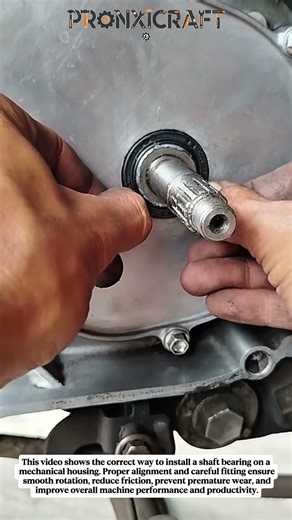 How to Install a Shaft Bearing Properly | Simple Mechanical Repair Tutorial