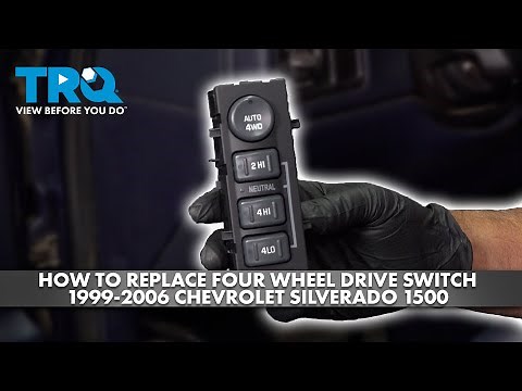 How to Replace Four Wheel Drive Switch 1999-2006 Chevrolet Silverado 1500