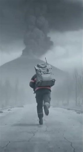 Lost in the Ash… and Saved 🐶🌋☁️ #ai #aianimation #aiart