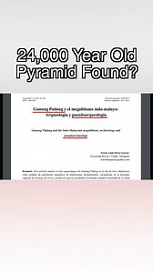 1.3K views · 36 reactions | 24,000 Year Old Pyramid Found? #history | Michael Button | Facebook