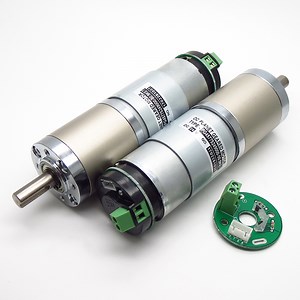 [Hot Item] Pg45775 12V 45mm DC Geared Motor with Encoder and Brake