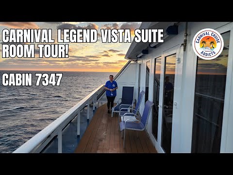 Carnival Legend Vista Suite | Cabin 7347