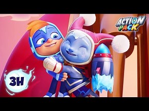 Cold Snap’s Heroic Debut | 3H Compilation | Action Pack | Adventure Cartoon for Kids