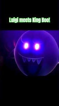 #luigismansion3 Luigi meets King Boo and ran for his life!