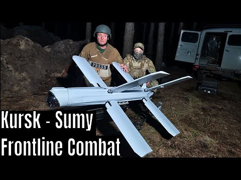 Russian Secret "Lancet" Drone Hits Ukraine Army on Kursk - Sumy Frontline Combat