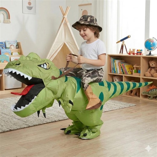 Inflatable Dinosaur Costume, Kids Cozy Jumpsuit, Children's Cosplay Pajamas, Boys Girls Romper - Etsy