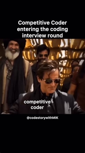 codestorywithMIK on Instagram: "Vibe hai 😎 #codestorywithMIK #codestorywithmik #DSALegend #CodeGodMode #CompetitiveProgramming #CPWarrior #LeetCodeGrind #CodeChefGang #StriverSzn #ICPCVibes #GeekForGeeksMode #DSAChampion #AlgoFlex #TimeComplexityKing #BinarySearchBoss"