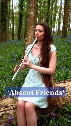 ‘Absent Friends’ by Lunasa 🎶 I love to play out in the woods, especially when the birds start to sing along 🥺🎶 what shall I play next? #tinwhistle #nature #relaxingmusic #fyp #foryou #foryoupage