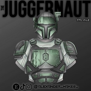 Juggernaut Armor | Heavy Mando | Paz Vizsla - 3D Print File - Etsy