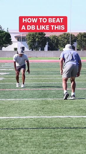 7.6K views · 73 reactions | HOW TO BEAT A DB LIKE THIS | First Down Training | Facebook