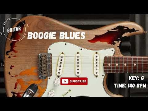 BOOGIE Blues Backing Track GUITAR Jam in G