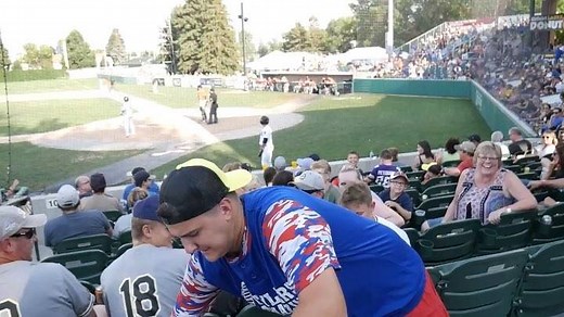 WOW! Tylers Amazing Balancing Act is in the house. He’s asking for a challenge - give him one! | Bismarck Larks