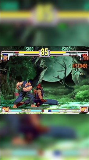 Round 2: Akuma vs. Ryu in Street Fighter III: 3rd Strike Online