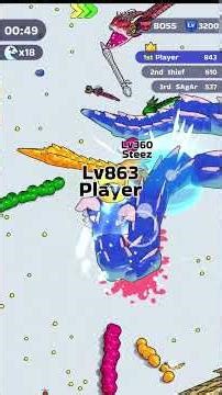 Snake Clash Level 10 Win YouTube playables#viralshorts #youtube #youtubeplayables #snakeclash #short