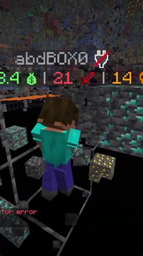 لاعب بيستعمل اكس راي في سيرفر المتابعين #minecraft #ماين_كرافت#mrbeast #shorts #trending #xray