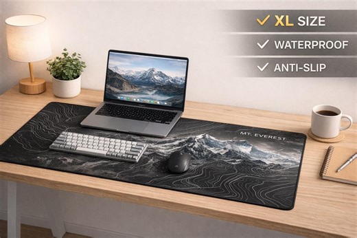 Galaxy Planet Extended Gaming Mouse Pad, Space Desk Mat, Large Gamer Setup - Etsy