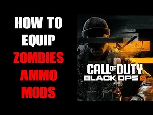 COD Black Ops 6 Zombies How To Unlock, Research, Augment & Apply / Use Weapon Ammo Mods In Game