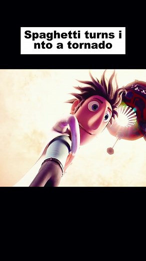 Delicious Food Raining from the Sky Cartoon