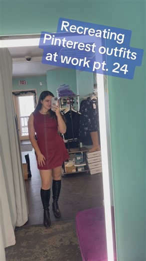 Recreating Pinterest looks with things I find at Luna pt. 24!! How cute would this be for a holiday girls night? #luna #shopsmall #pinterest #outfitinspo #tryon | Luna Women’s Clothing & Lingerie
