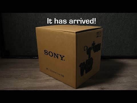 Unboxing the Sony FX6. FINALLY!