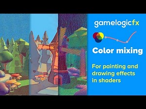 🎨 Color mixing for drawing and painting effects in shaders 👾