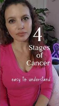 The 4 Stages of Cancer Easy to understand & Informative #breastcancer #cancer #cancersucks #amen