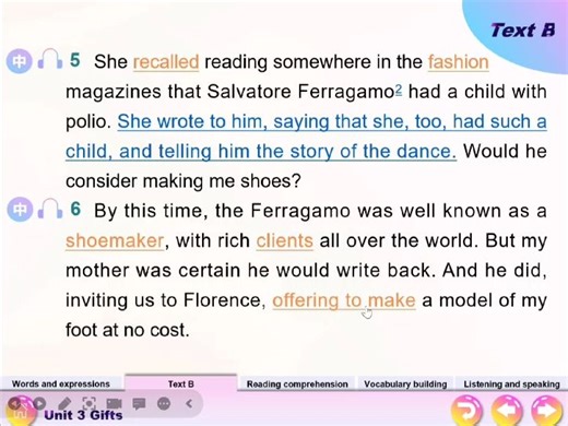 综合教程unit 3-TEXT B-词汇与句型分析