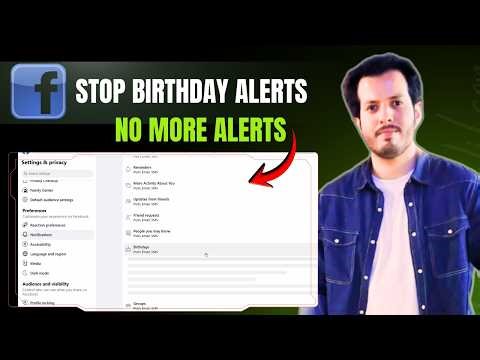 How To Turn On or Turn Off Birthday Notifications on Facebook | Step-By-Step Guide