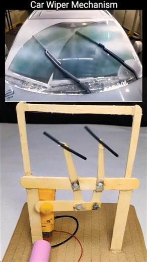 making car wiper modelling project #project #science #viral #shorts