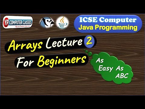 Lecture 2 - Arrays in Java | wap to find sum and average of array elements | #YPComputerClasses